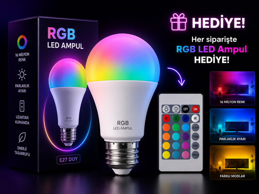 RGB Kumandalı Ampul