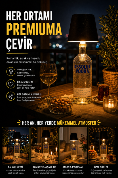 Dekoratif Şişe Lambası